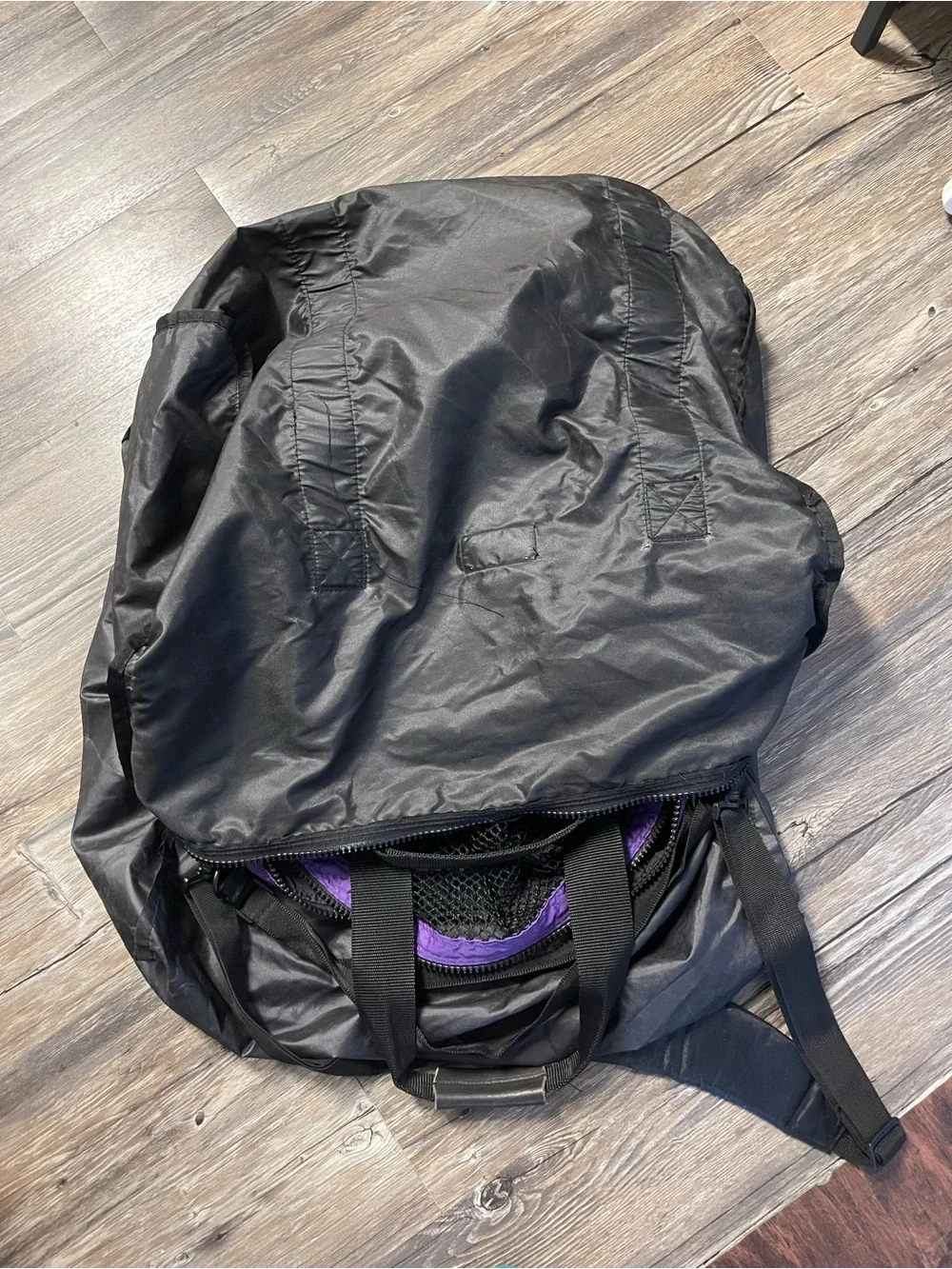 R.E.I. Evaporator Duffel LARGE Discontinued Black w/ Shoulder Strap Made in USA